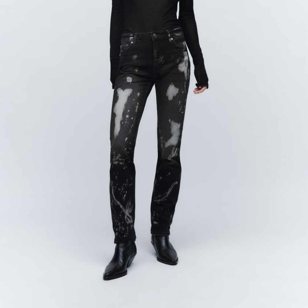 ZARA‎ THE BLEACHED JEANS
